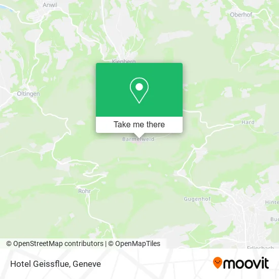 Hotel Geissflue map