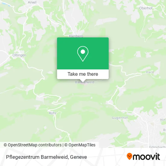 Pflegezentrum Barmelweid map