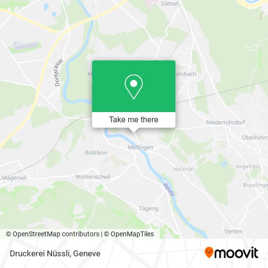 Druckerei Nüssli map