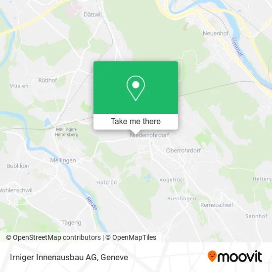 Irniger Innenausbau AG map