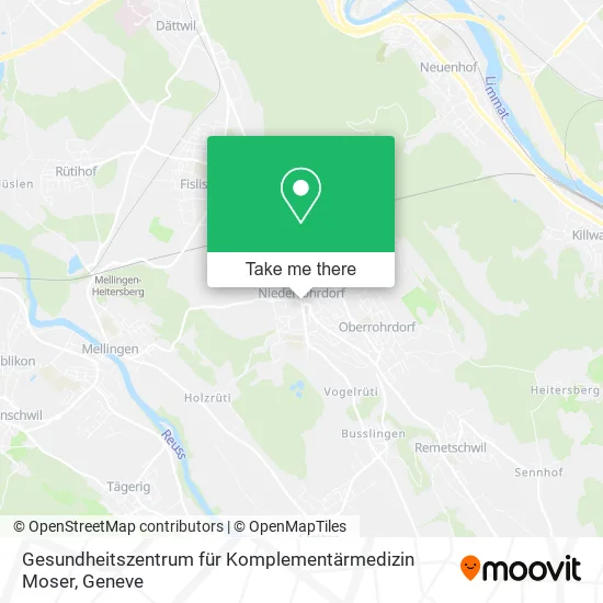 Gesundheitszentrum für Komplementärmedizin Moser map