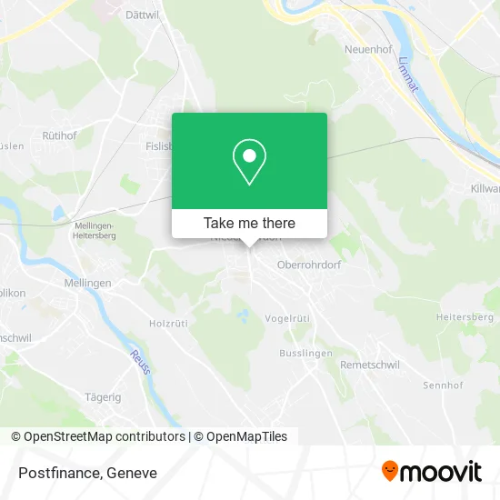 Postfinance map