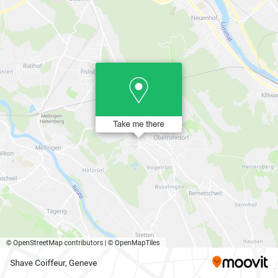 Shave Coiffeur map