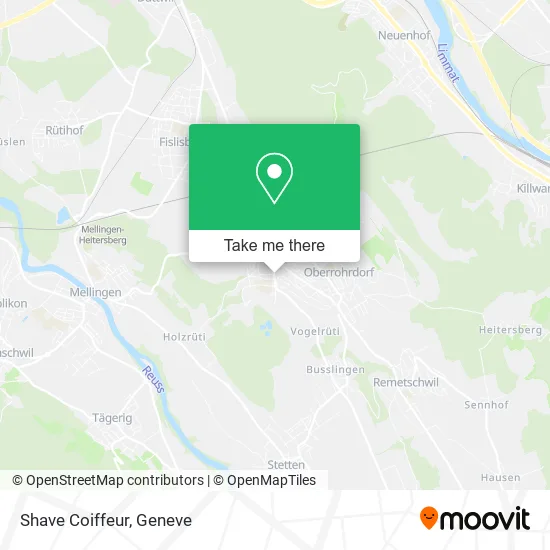 Shave Coiffeur map