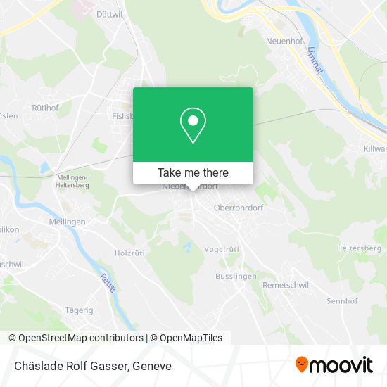 Chäslade Rolf Gasser map