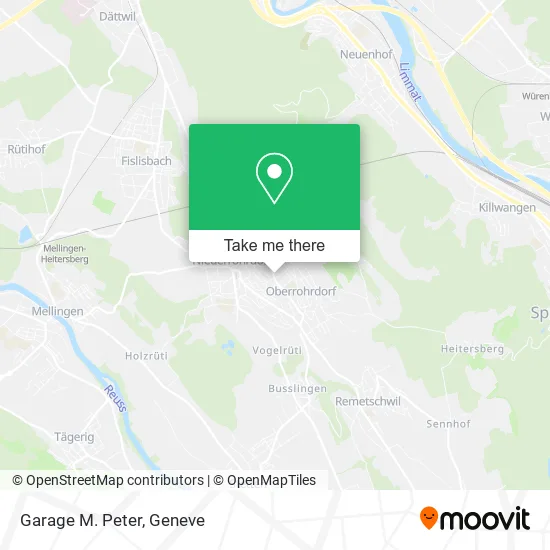 Garage M. Peter map