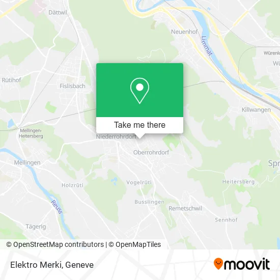 Elektro Merki map