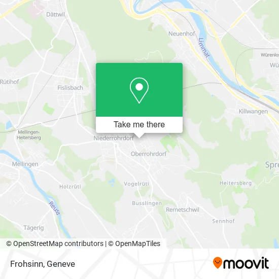 Frohsinn map