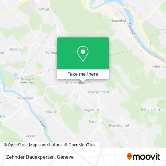 Zehnder Bauexperten map