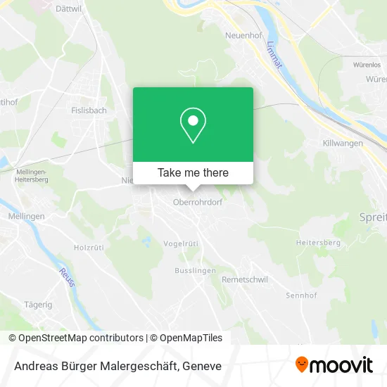 Andreas Bürger Malergeschäft map