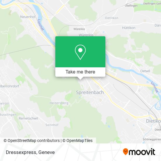 Dressexpress map