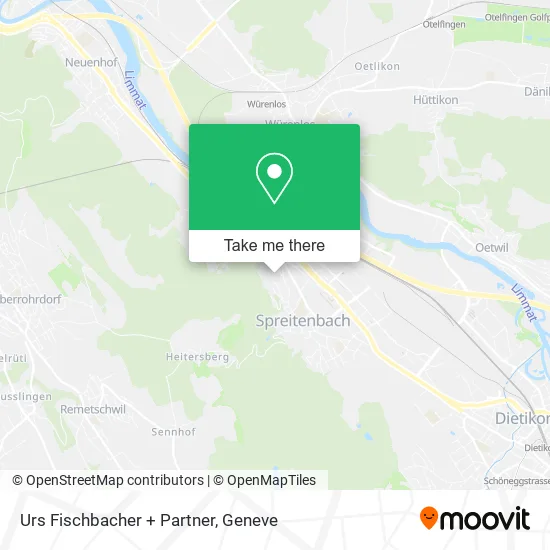 Urs Fischbacher + Partner map