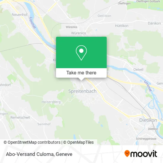 Abo-Versand Culoma map