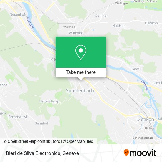 Bieri de Silva Electronics map