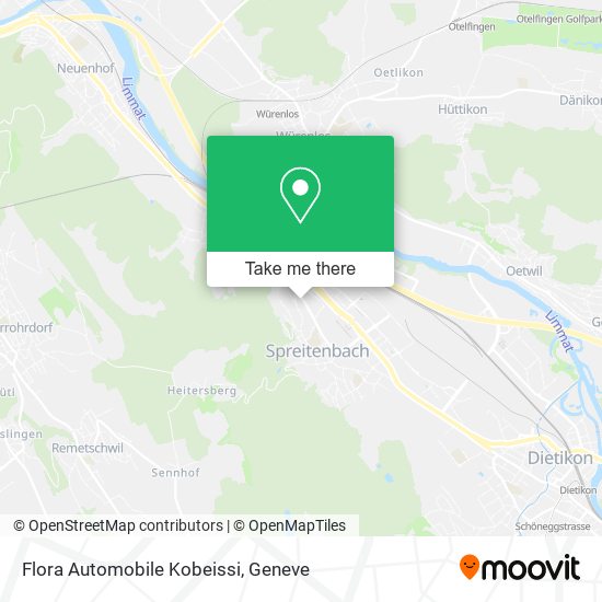 Flora Automobile Kobeissi map