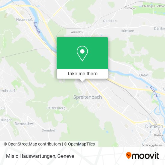 Misic Hauswartungen map