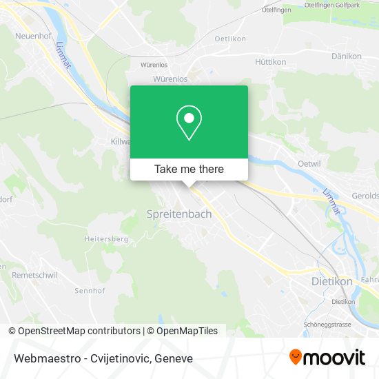 Webmaestro - Cvijetinovic map