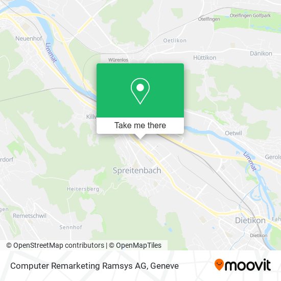 Computer Remarketing Ramsys AG map