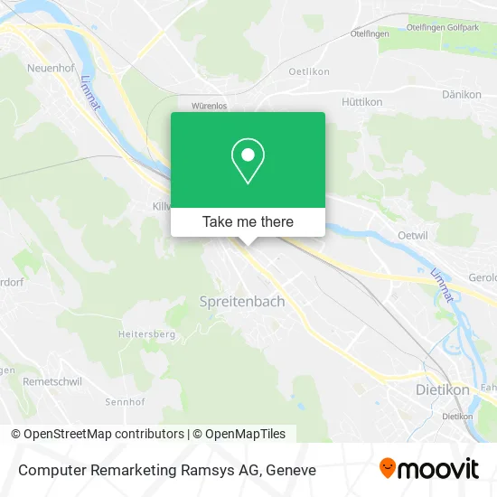 Computer Remarketing Ramsys AG map