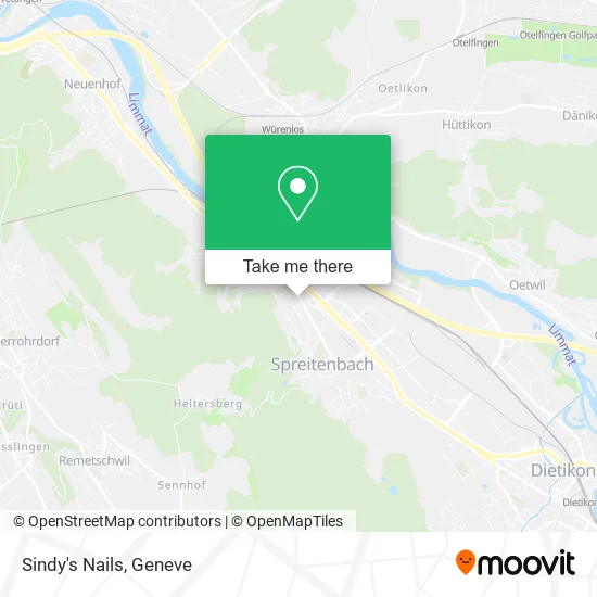 Sindy's Nails map
