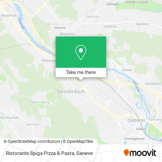 Ristorante Spiga Pizza & Pasta map