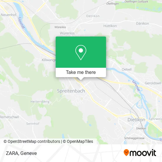 ZARA map