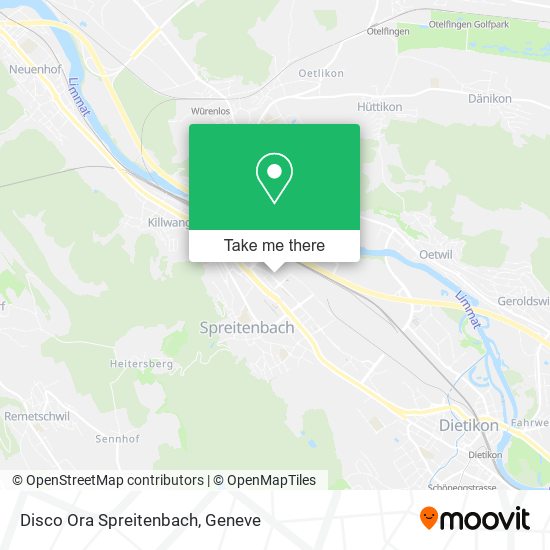 Disco Ora Spreitenbach map