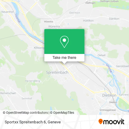 Sportxx Spreitenbach 6 map