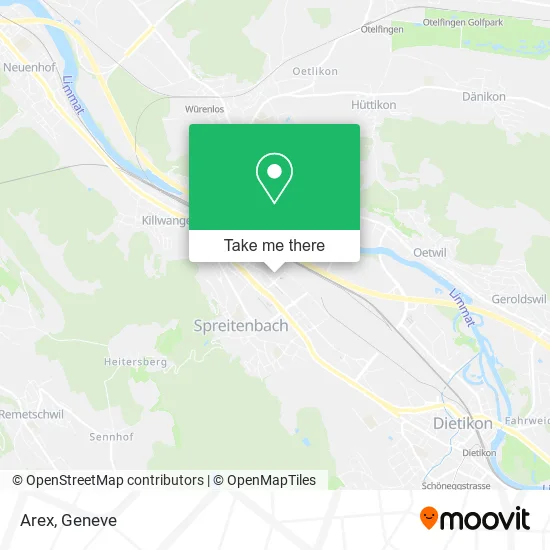 Arex map