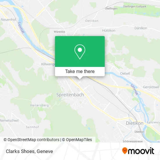 Clarks Shoes map