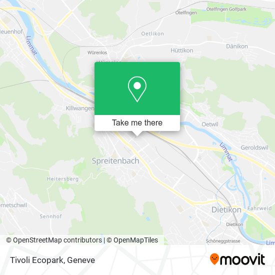 Tivoli Ecopark map