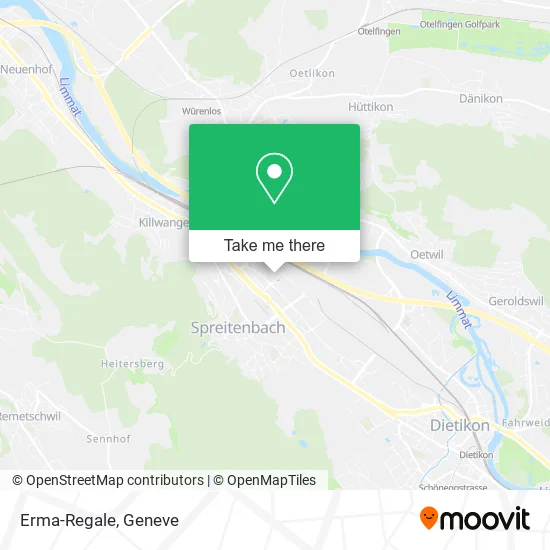Erma-Regale map