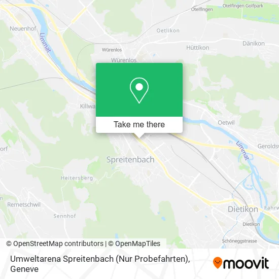 Umweltarena Spreitenbach (Nur Probefahrten) map