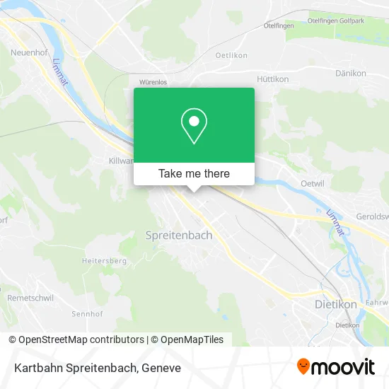 Kartbahn Spreitenbach map