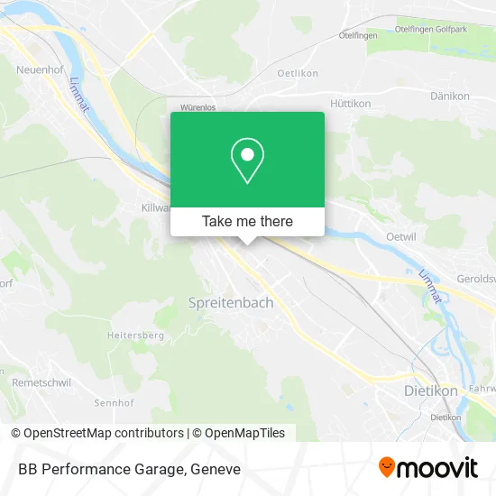 BB Performance Garage map
