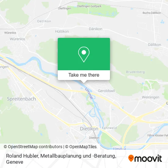 Roland Hubler, Metallbauplanung und -Beratung map