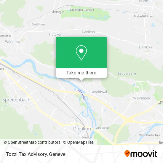 Tozzi Tax Advisory map