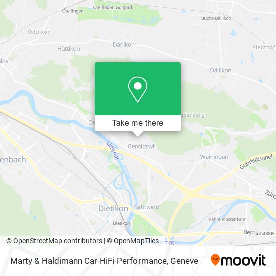 Marty & Haldimann Car-HiFi-Performance map