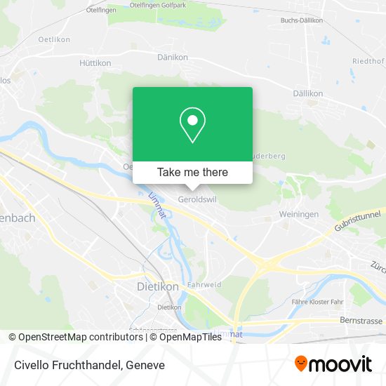 Civello Fruchthandel map