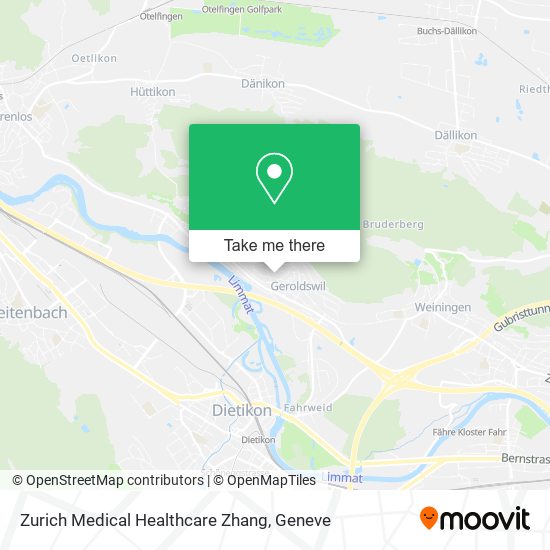 Zurich Medical Healthcare Zhang map