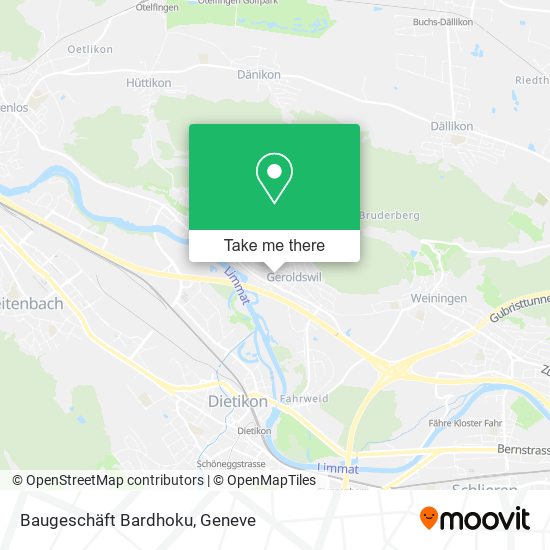 Baugeschäft Bardhoku map