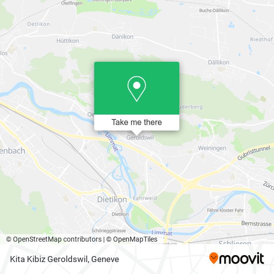 Kita Kibiz Geroldswil map