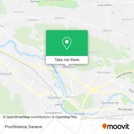 Postfinance map