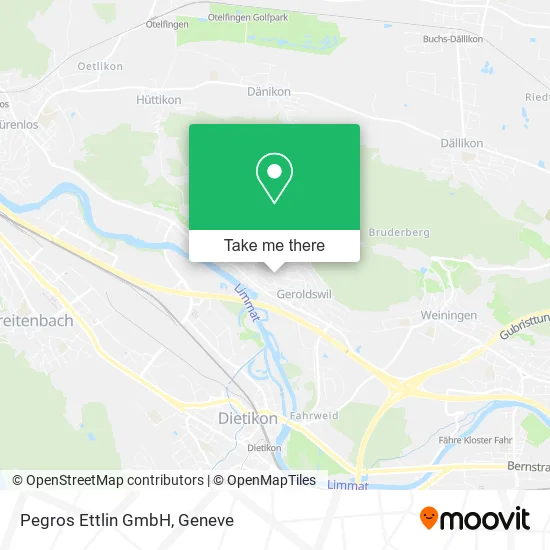Pegros Ettlin GmbH map
