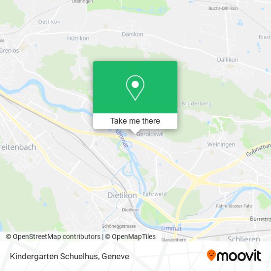 Kindergarten Schuelhus map