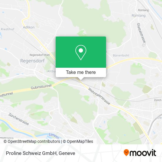 Proline Schweiz GmbH map