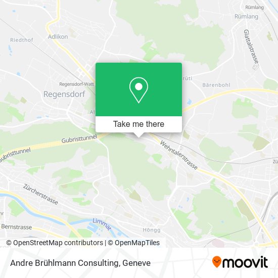 Andre Brühlmann Consulting map