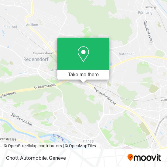 Chott Automobile map