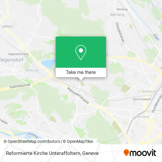 Reformierte Kirche Unteraffoltern map