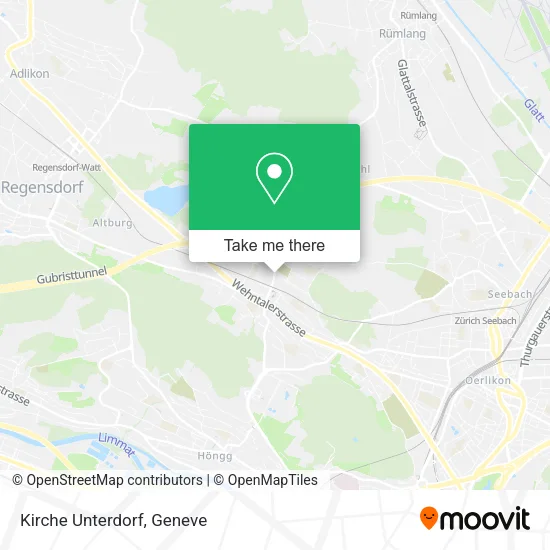 Kirche Unterdorf map